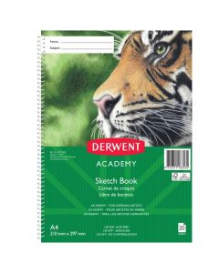 DERWENT ACADEMY SKETCH BOOK PP A4 PORTRAIT 20 SHEET