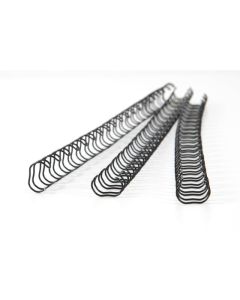GBC BINDING WIRE 21 LOOP 8MM BLACK PACK 100