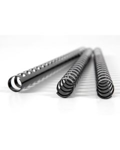 GBC BINDING COMB 10MM BLACK PACK 25