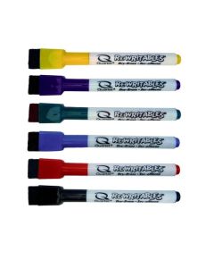 QUARTET  MARKER REWRITABLES FINE ASST PK6
