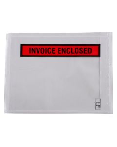 CUMBERLAND PACKAGING ENVELOPE INVOICE ENCLOSED 155 X 115MM BX100