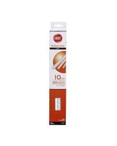 GBC BINDING COMB 10MM WHITE PACK 25