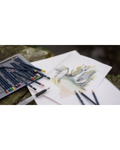 DERWENT WATERCOLOUR PENCIL TIN 24