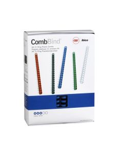 GBC BINDING COMB 25MM BLUE PACK 50