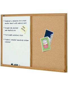 QUARTET  COMBO BOARD OAK FRAME 900X1200MM