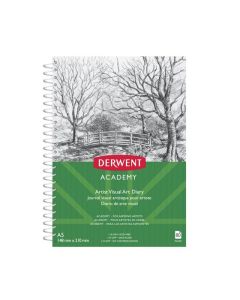 DERWENT ACADEMY VISUAL ART DIARY A5 PORTRAIT 80 PAGE