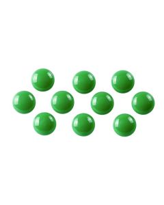 QUARTET  MAGNET BUTTONS 20MM GREEN PK10