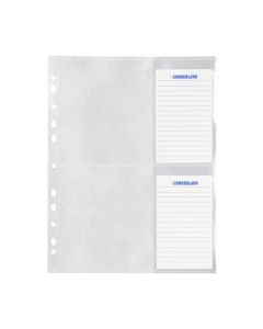 CUMBERLAND CD/DVD BINDER POCKET A4 WITH INDEX PACK10