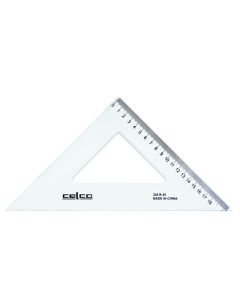 CELCO 45 DEGREE SET SQUARES 32CM CLEAR