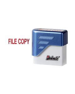 DESKMATE PRE-INKED OFFICE STAMP FILE COPY RED