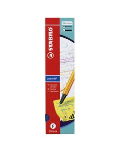 STABILO POINT 88 FINELINER BLUE BOX 10
