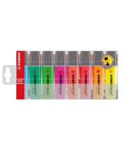 STABILO BOSS HIGHLIGHTER ASSTD WALLET 8