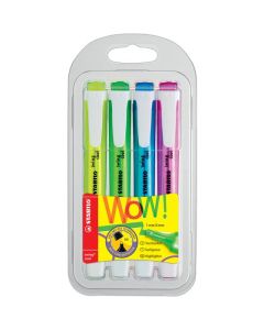 STABILO SWING COOL HIGHLIGHTER ASSTD WALLET 4
