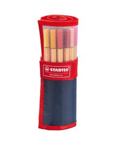 STABILO POINT 88 FINELINER ASSTD ROLLERSET 25PC