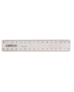 CELCO RULER 15CM CLEAR