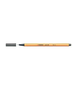 STABILO POINT 88 FINELINER DARK GREY