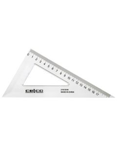 CELCO 60 DEGREE SET SQUARES 21CM CLEAR