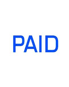 DESKMATE PRE-INKED OFFICE STAMP PAID BLUE