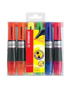 STABILO LUMINATOR HIGHLIGHTER ASSTD WALLET 6