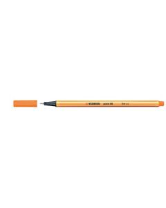 STABILO POINT 88 FINELINER ORANGE BOX 10