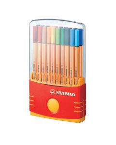 STABILO POINT 88 FINELINER COLOR PARADE ASSORTED PK20