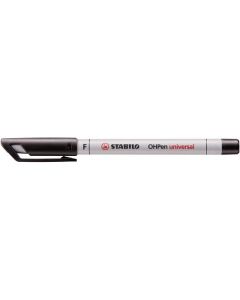 STABILO OHPEN UNIVERSAL OVERHEAD PROJECTOR PEN SOLUBLE FINE BLACK