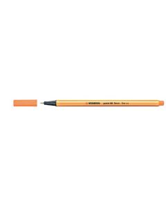 STABILO POINT 88 FINELINER NEON ORANGE BOX 10