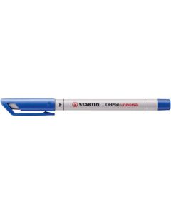 STABILO OHPEN UNIVERSAL OVERHEAD PROJECTOR PEN SOLUBLE FINE BLUE
