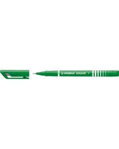 STABILO SENSOR FINELINER GREEN BOX 10