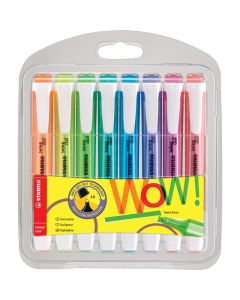 STABILO SWING COOL HIGHLIGHTER ASSTD WALLET 8