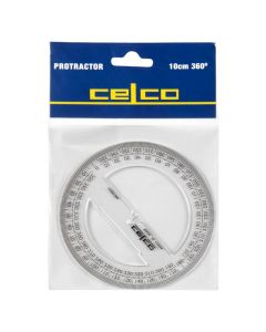 CELCO PROTRACTOR 10CM 360DEG