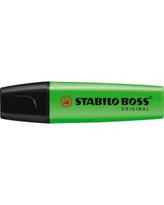 STABILO BOSS HIGHLIGHTER GREEN BOX 10