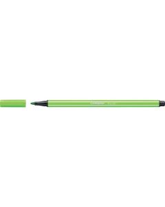 STABILO PEN 68 FIBRE TIP PEN LIGHT GREEN