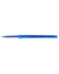STABILO 308 LINER RETRACTABLE BALLPOINT PEN MEDIUM BLUE BOX 10