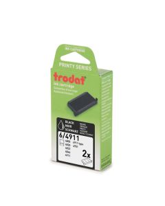 TRODAT 6/4911 INK CARTRIDGE CLOTHING MARKER BLACK