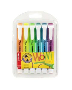 STABILO SWING COOL HIGHLIGHTER ASSTD WALLET 6