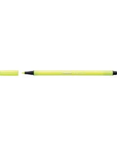 STABILO PEN 68 FIBRE TIP PEN FLURO YELLOW