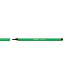 STABILO PEN 68 FIBRE TIP PEN FLURO GREEN