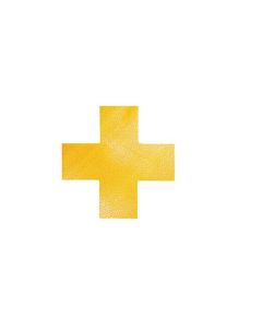 DURABLE MARKING SHAPE FLOOR MARKING SHAPE CROSS YELLOW PACK 10