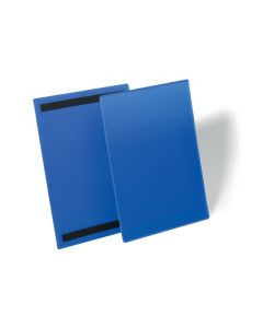 DURABLE MAGNETIC DOCUMENT POUCH A4 PORTRAIT PACK50 BLUE