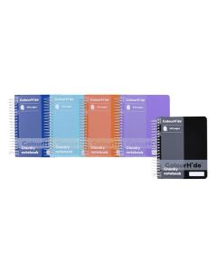 COLOURHIDE CHUNKY NOTEBOOK 400PAGE ASSORTED