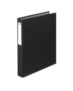 COLOURHIDE RING BINDER PE A4 25MM BLACK