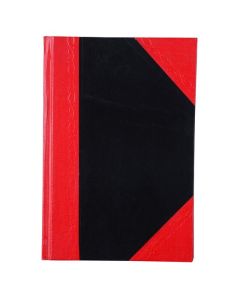 CUMBERLAND RED & BLACK NOTEBOOK A6 100 LEAF