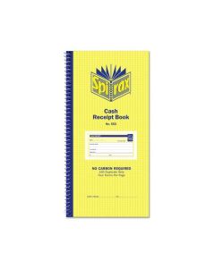 SPIRAX 553 CASH RECEIPT BOOK 279X144MM