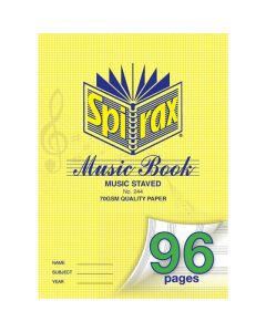 SPIRAX 244 MUSIC BOOK A4 96PAGE
