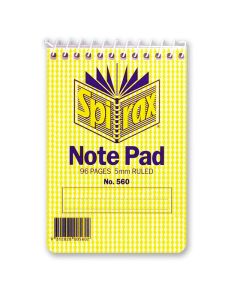 SPIRAX 560 NOTEBOOK 112X77MM 96 PAGE T/O