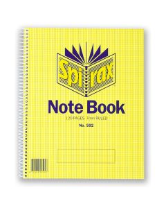 SPIRAX 592 NOTEBOOK 222X178MM 120 PAGE S/O