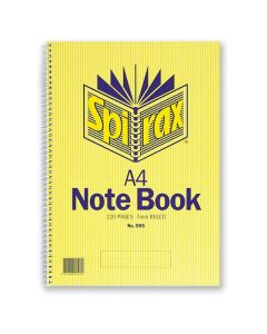 SPIRAX 595 NOTE BOOK 120 PAGES SRT POCKETED A4 S/O