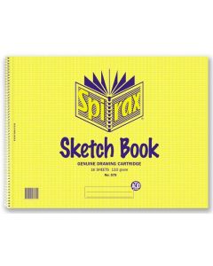 SPIRAX 579 SKETCH BOOK 272X360MM 16 LEAF/32 PAGE
