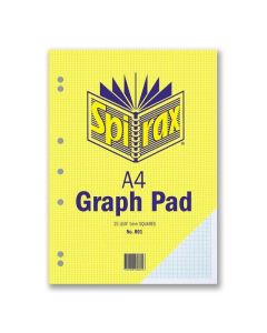 SPIRAX 801 GRAPH PAD 1MM A4 25 LEAF